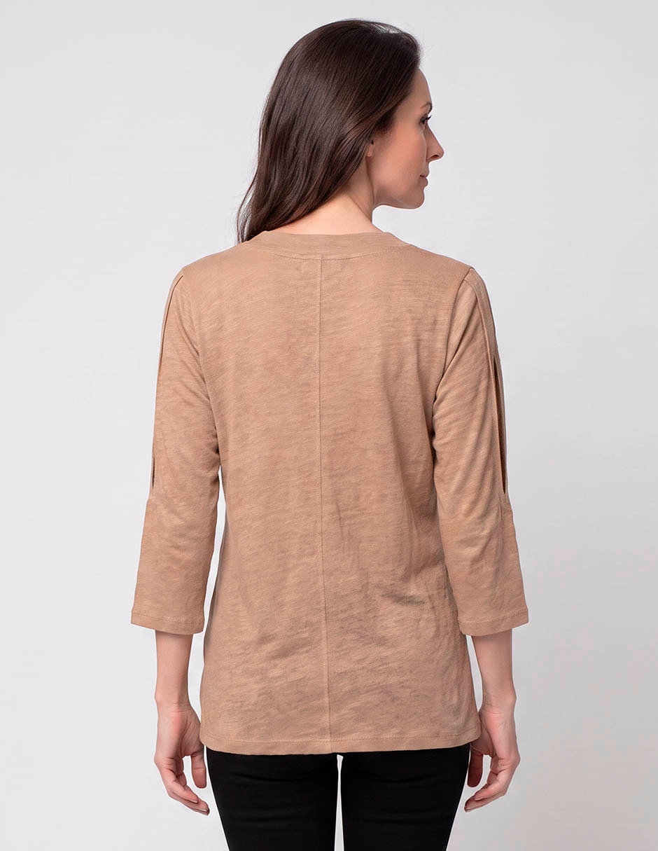 Blusa manga 3/4 para mujer 2