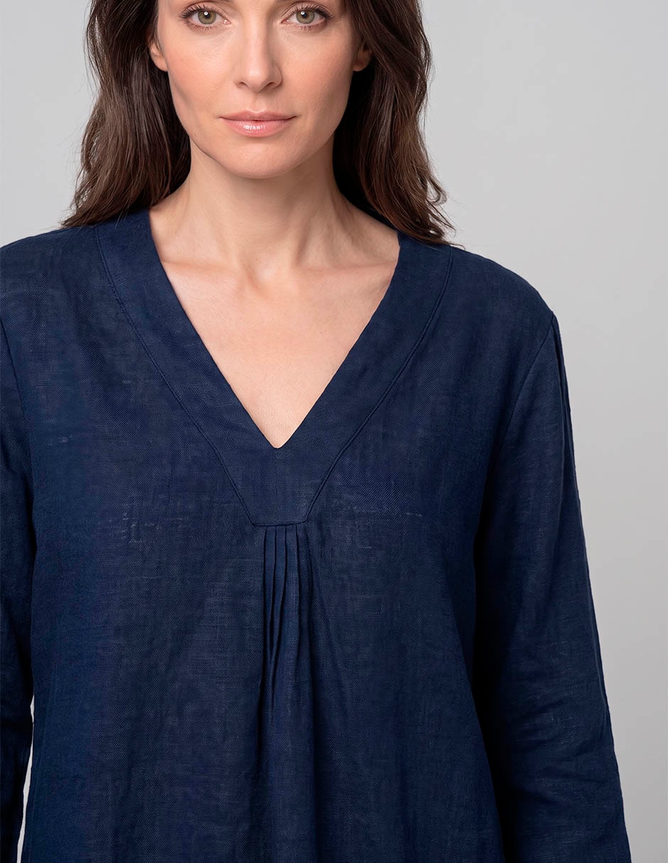 Blusa Chico's manga 3/4 para mujer