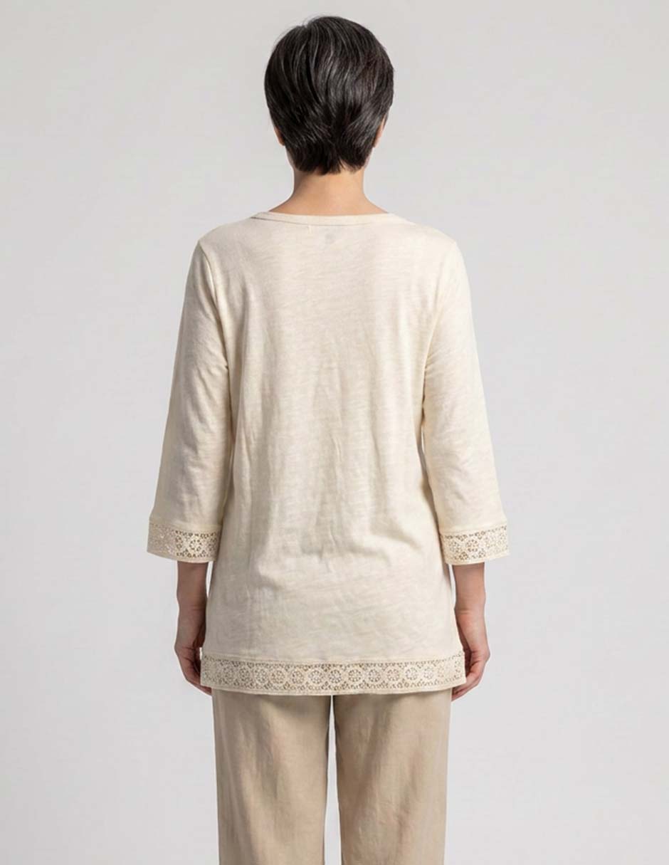 Blusa manga 3/4 para mujer 2