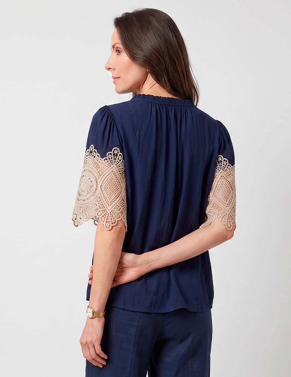 Blusa manga corta para mujer 2