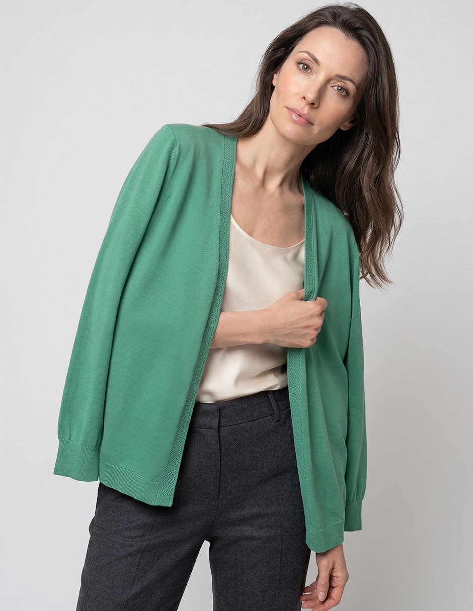 Suéter Cuello V Para Mujer