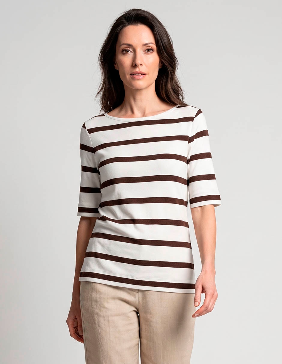 Blusa manga al codo para mujer Blusa manga al codo para mujer