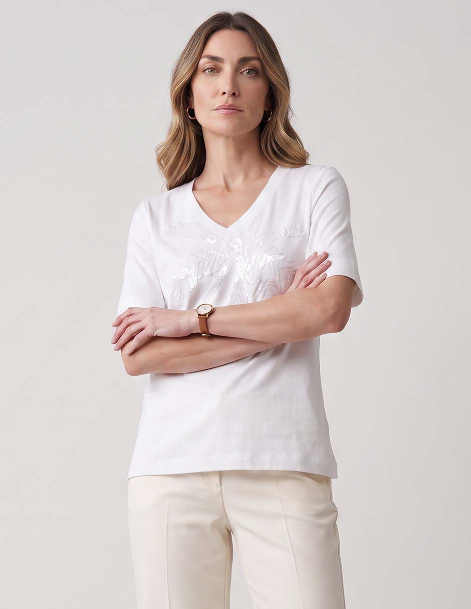 Blusa manga corta para mujer Blusa manga corta para mujer