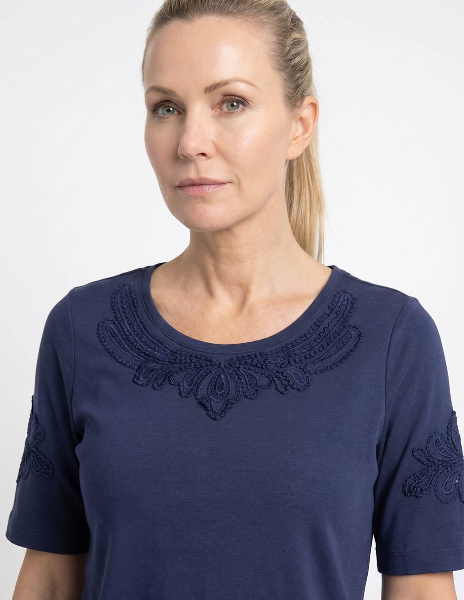 Blusa manga corta para mujer 3