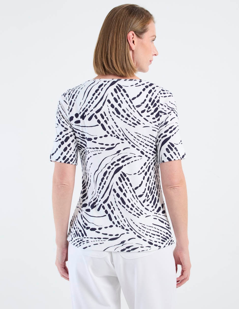 Blusa manga corta para mujer 2