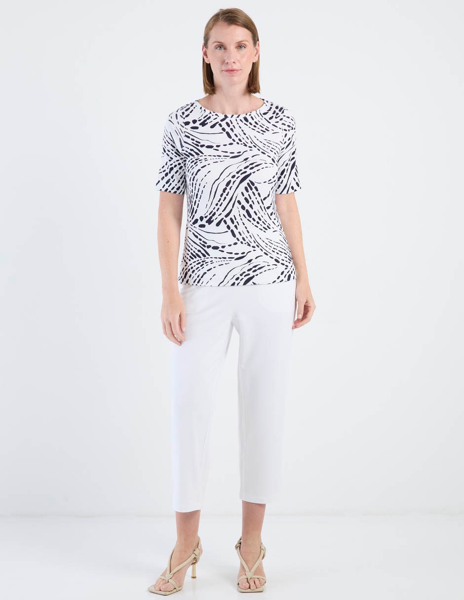 Blusa manga corta para mujer 3