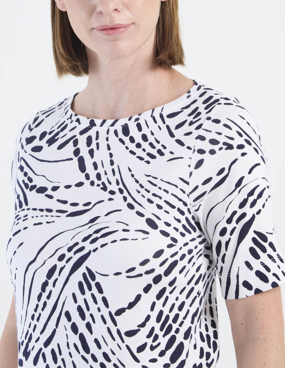 Blusa manga corta para mujer 4