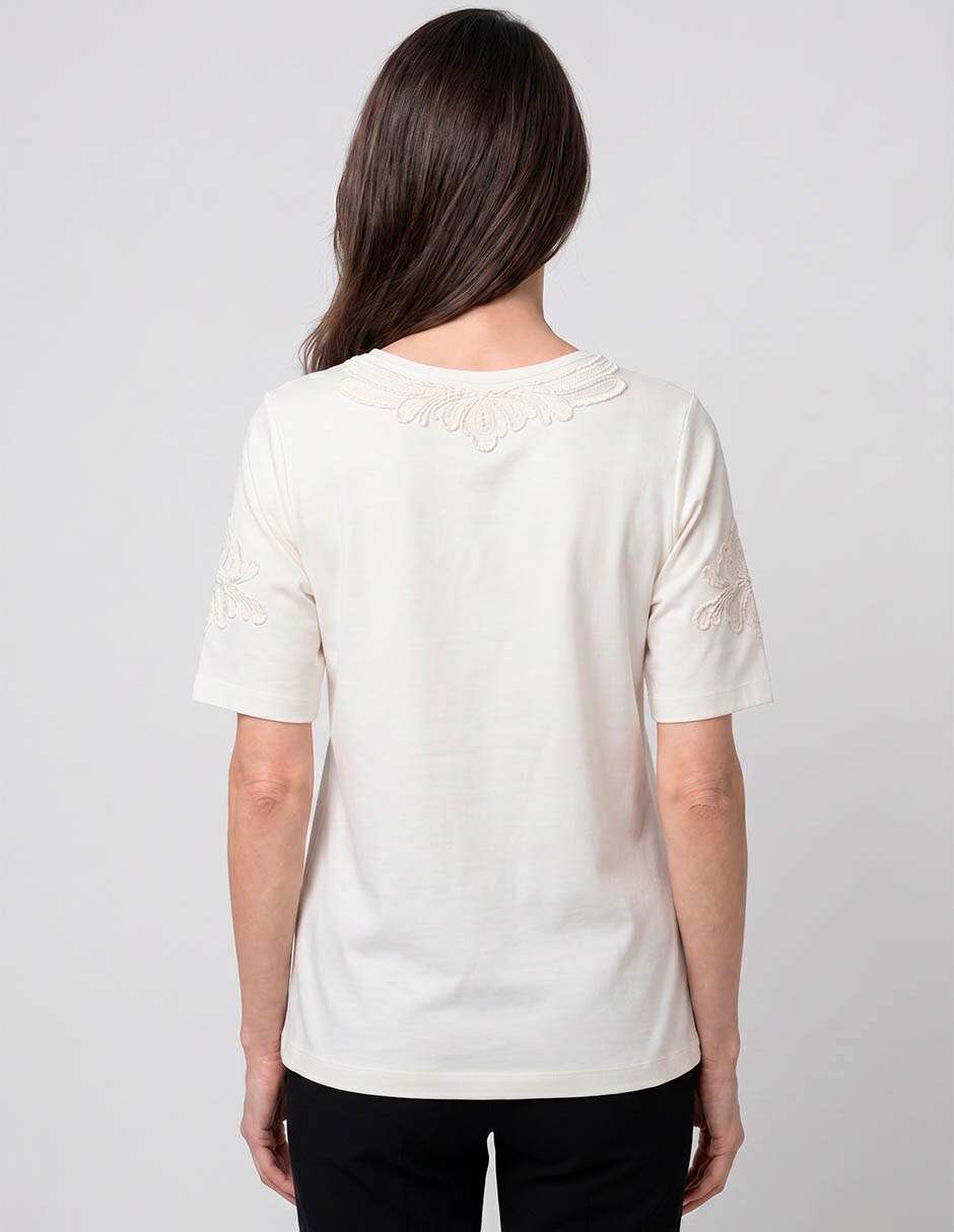 Blusa manga corta para mujer 2