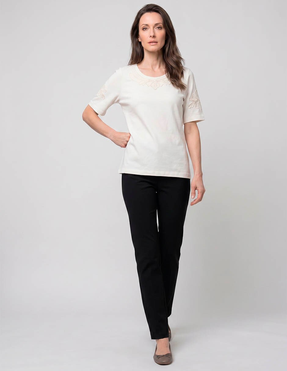 Blusa manga corta para mujer 3