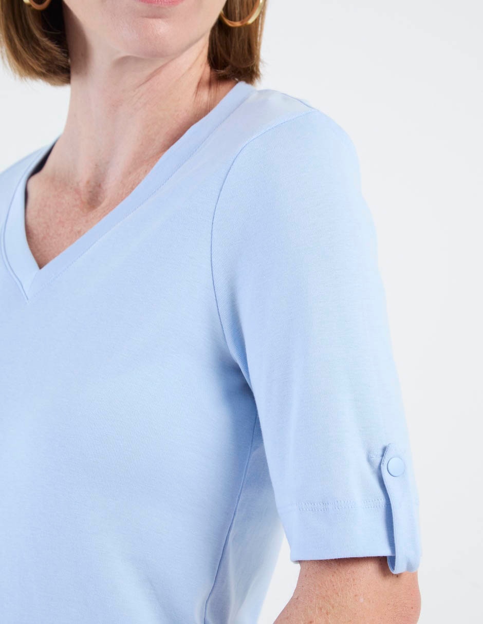 Blusa manga corta para mujer 2