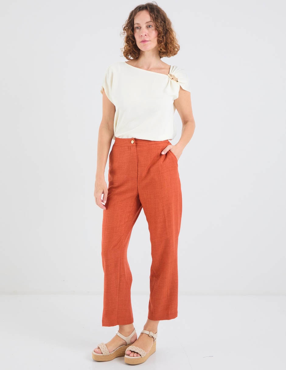 Pantalón regular lorenza blau regular para mujer 2