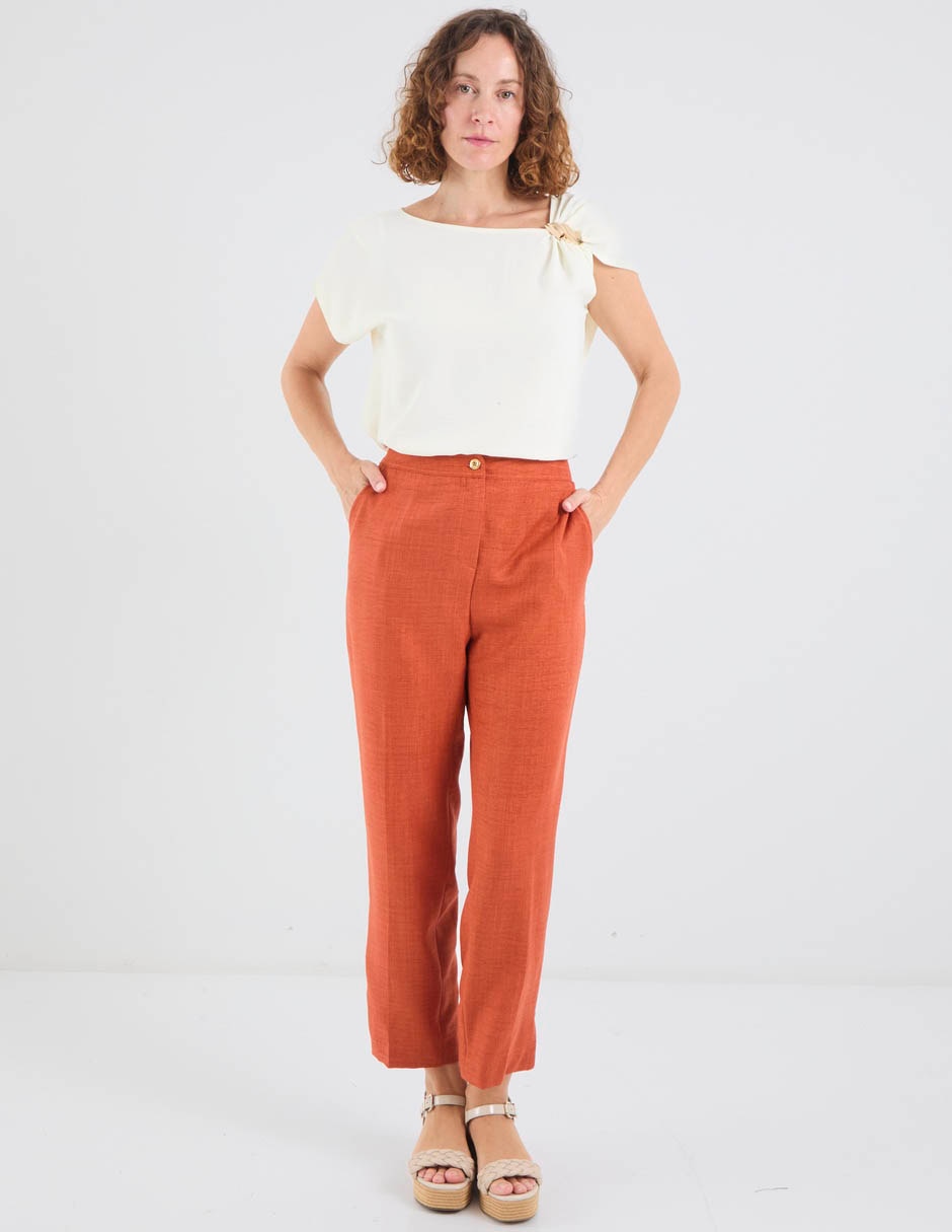 Pantalón regular lorenza blau regular para mujer 3