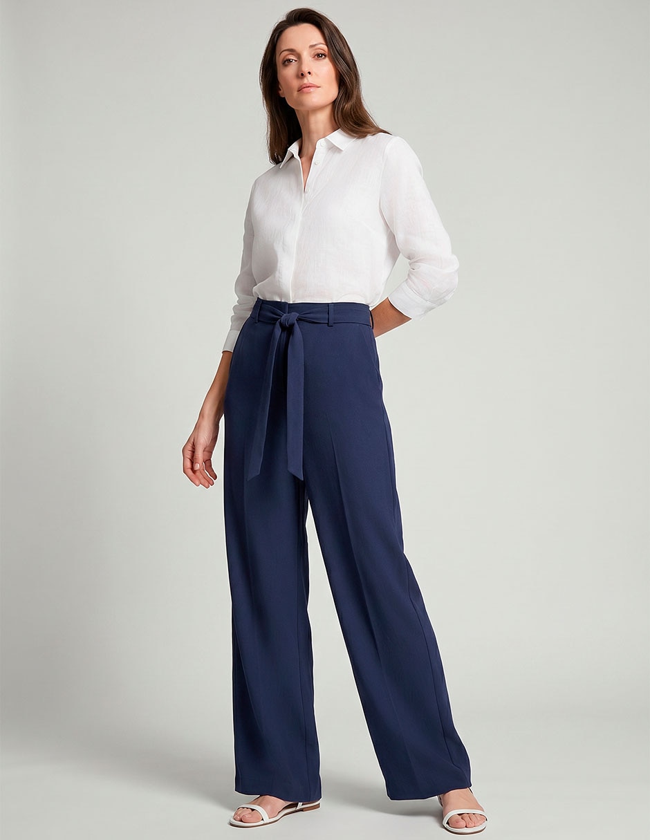 Pantalón lorenza blau amplio para mujer