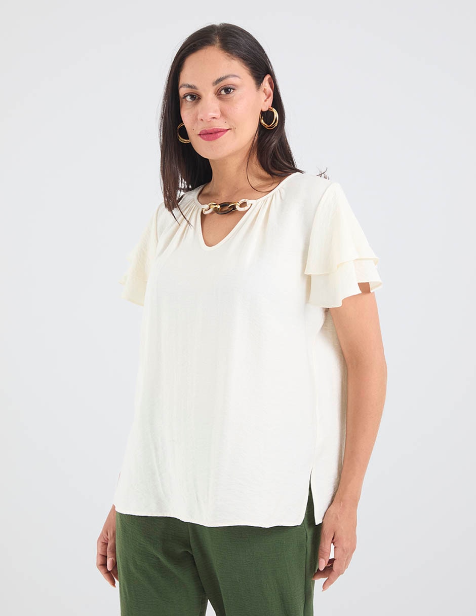 Blusa manga corta para mujer Blusa manga corta para mujer