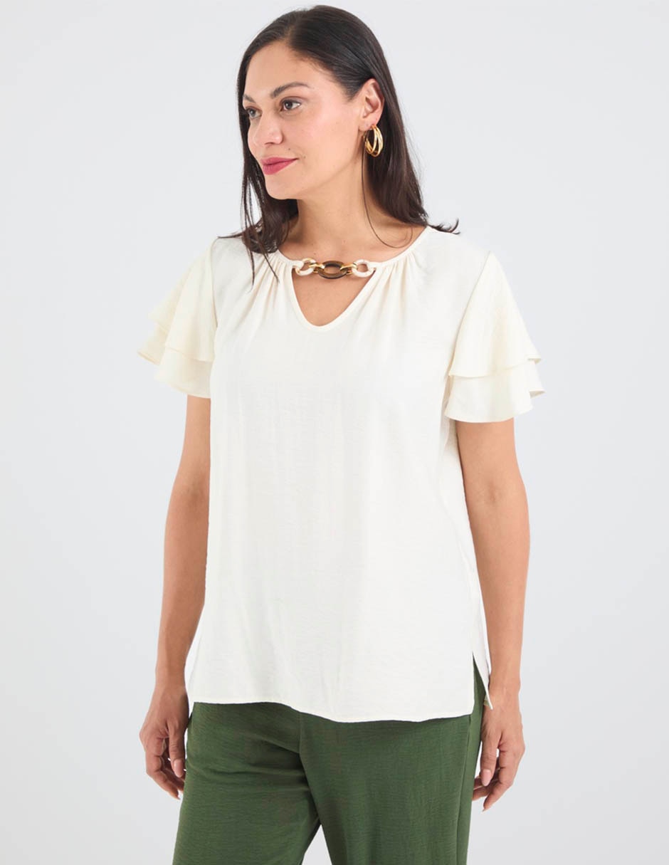 Blusa manga corta para mujer 2