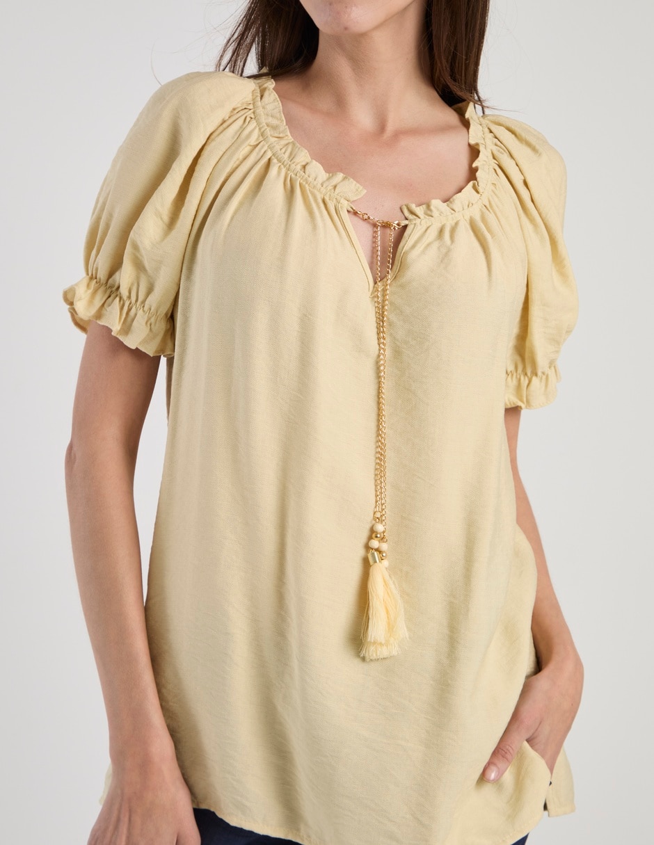 Blusa manga corta para mujer 9