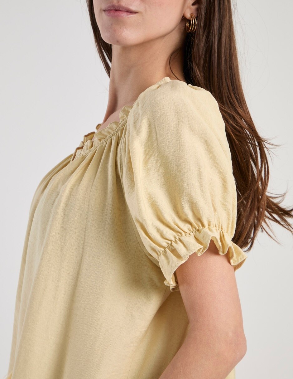 Blusa manga corta para mujer 10