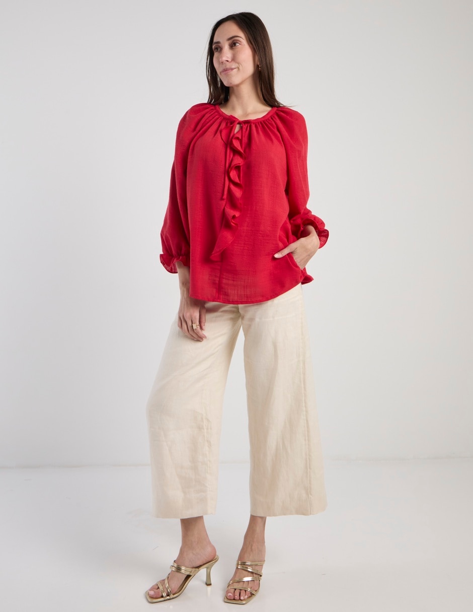 Blusa manga 3/4 para mujer 8
