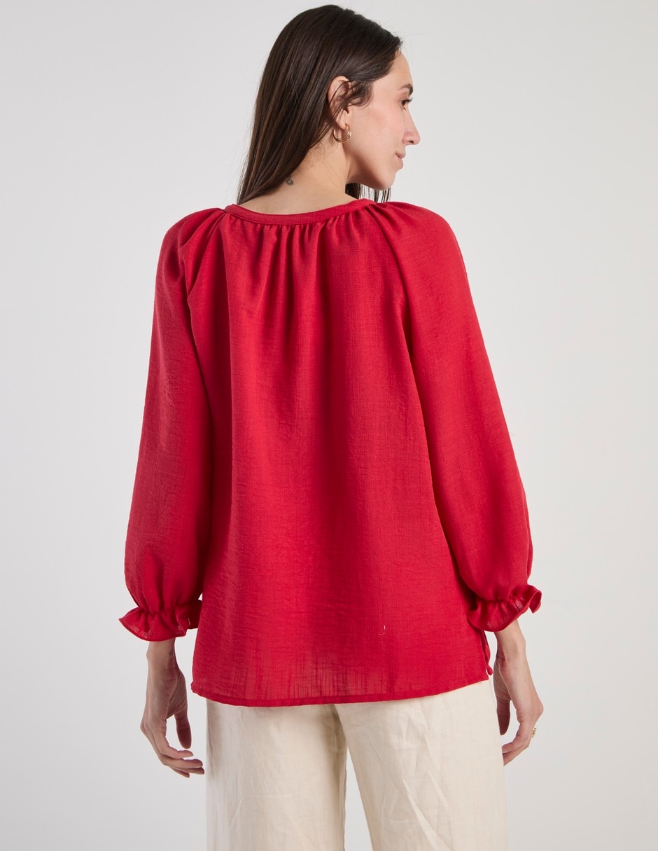 Blusa manga 3/4 para mujer 11