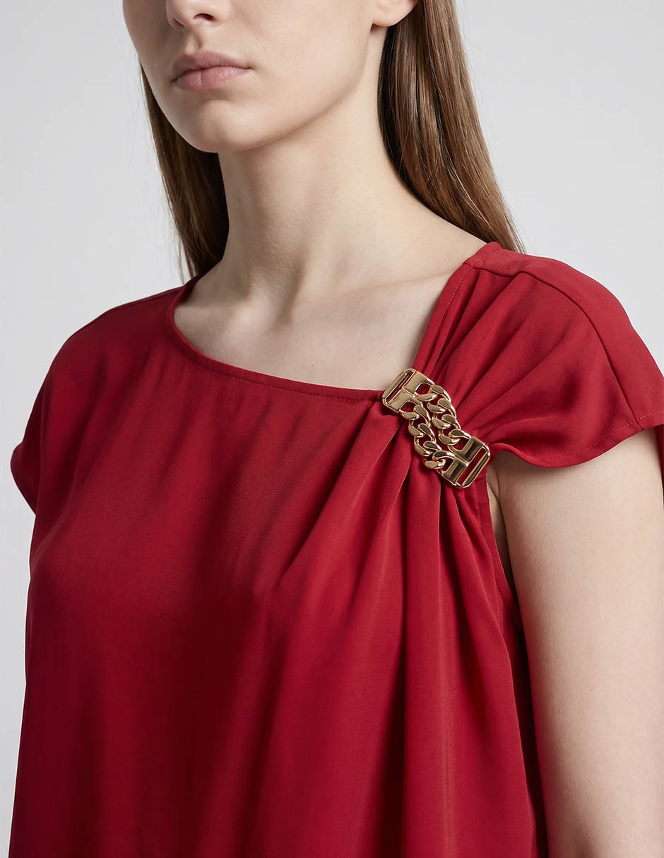 Blusa manga corta para mujer 3