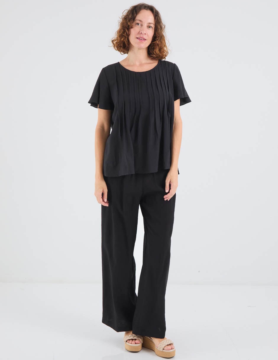 Blusa manga corta para mujer 3