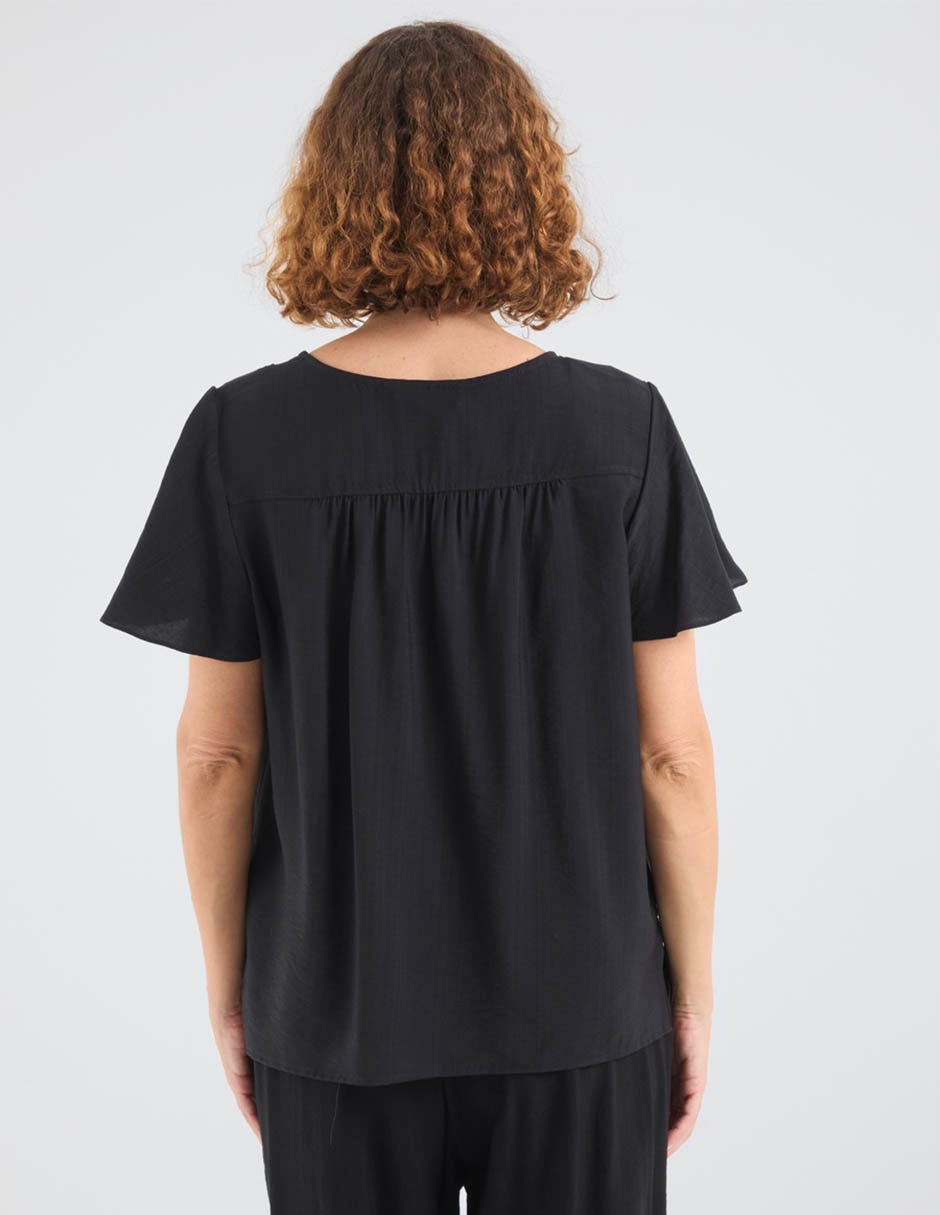 Blusa lorenza blau manga corta para mujer 2