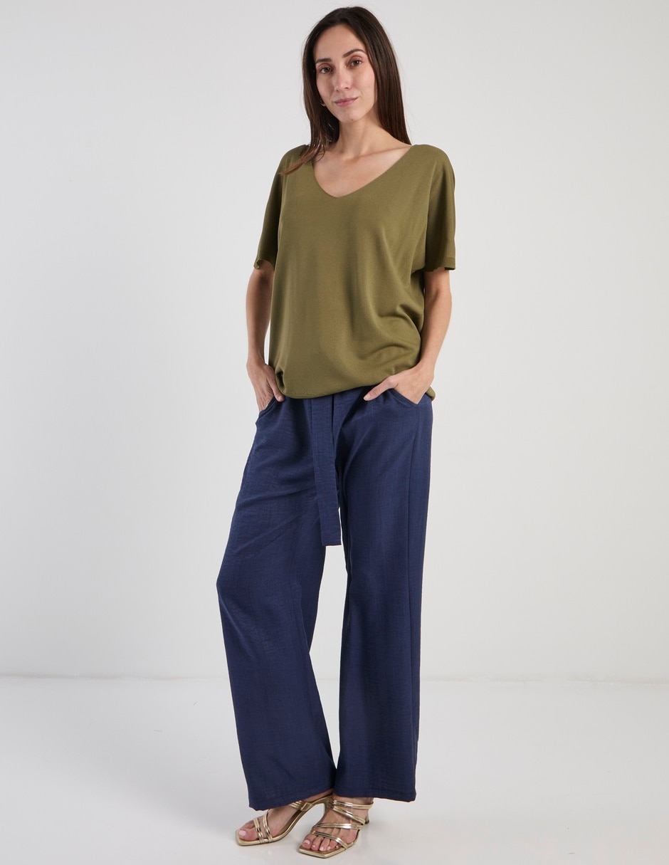 Pantalón amplio para mujer 3