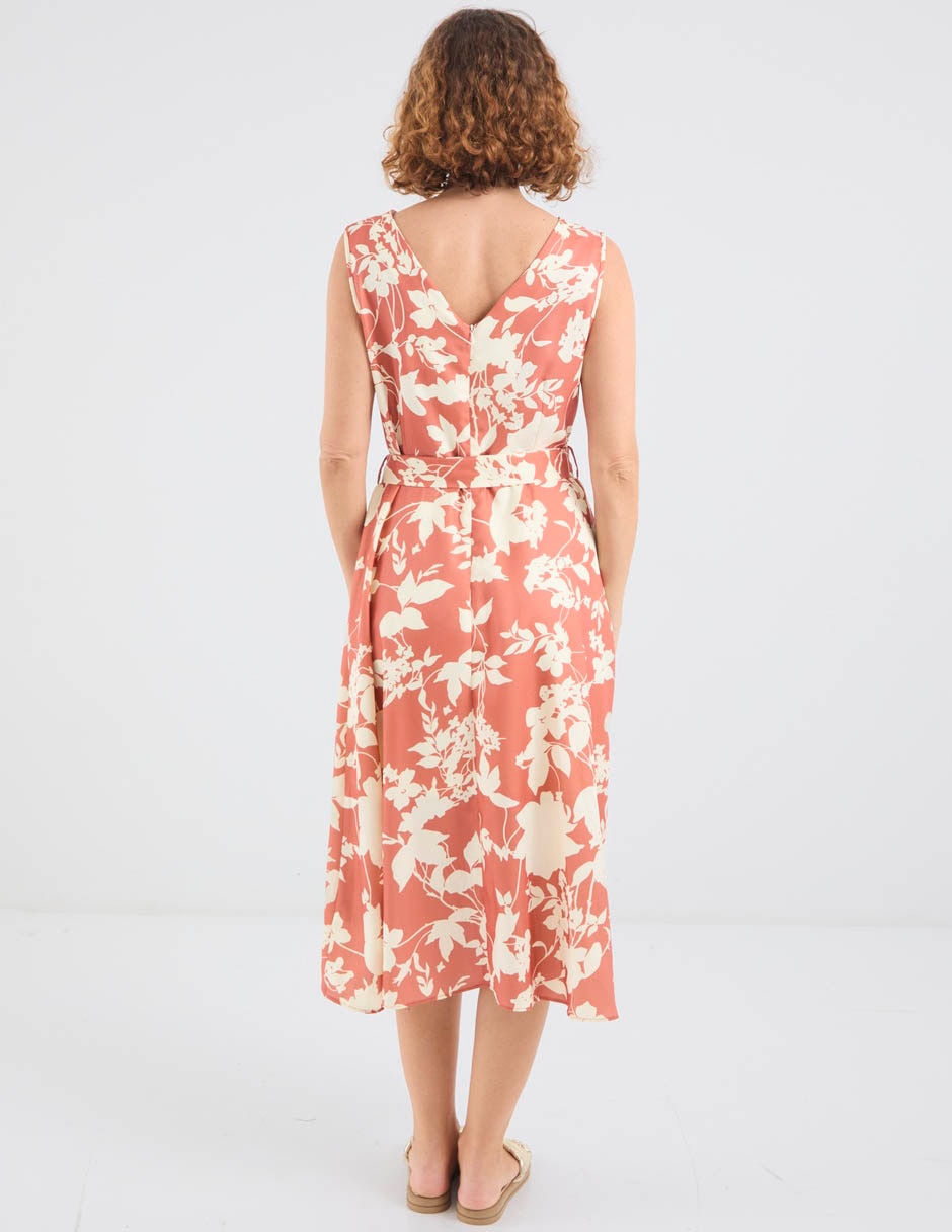 Vestido 3/4 casual lorenza blau rumba para mujer 6