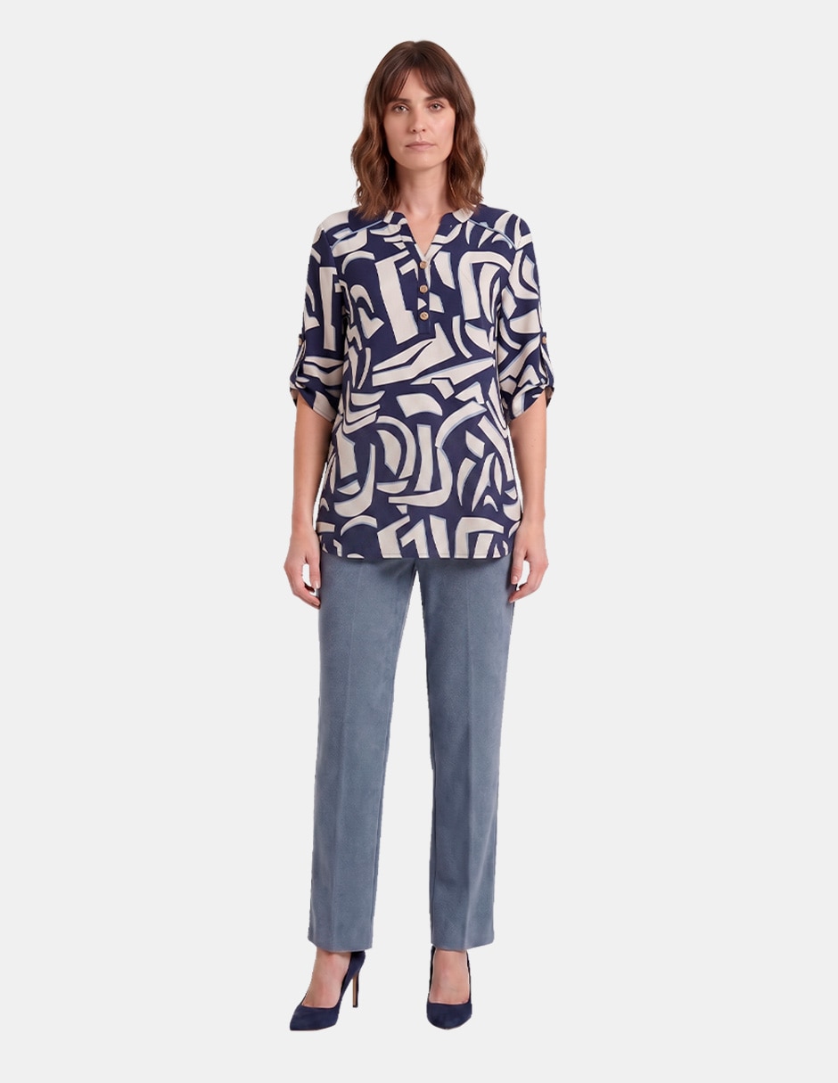 Blusa manga 3/4 para mujer 2