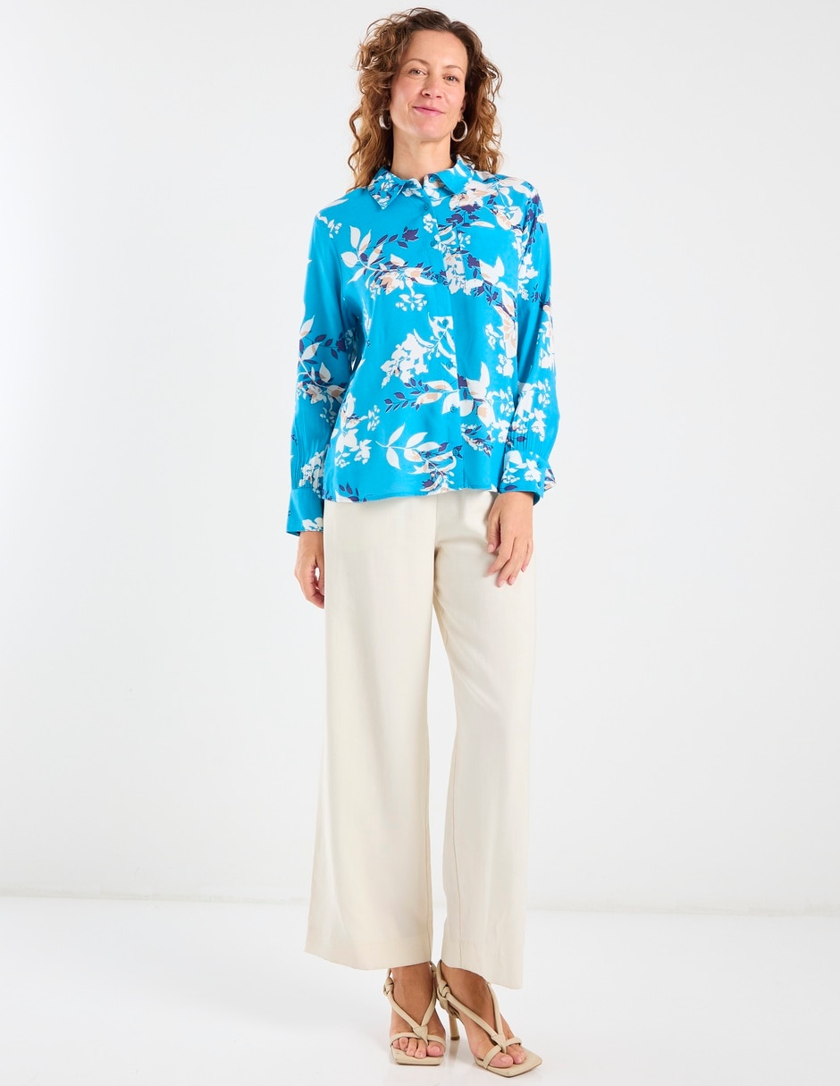 Blusa manga larga para mujer 3