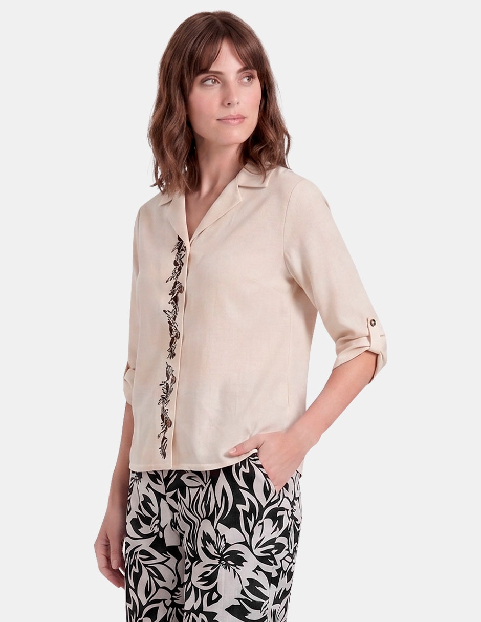 Blusa manga 3/4 para mujer 4