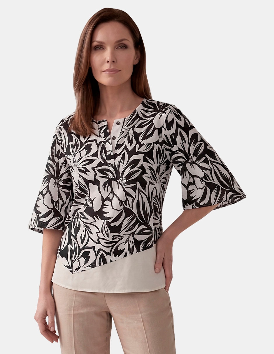 Blusa manga corta para mujer 2