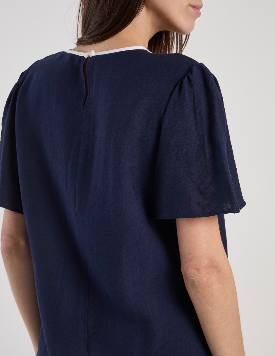 Blusa manga corta para mujer 10