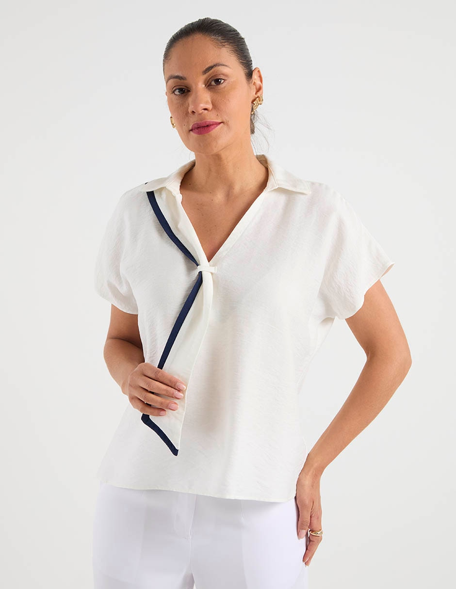 Blusa manga corta para mujer 1