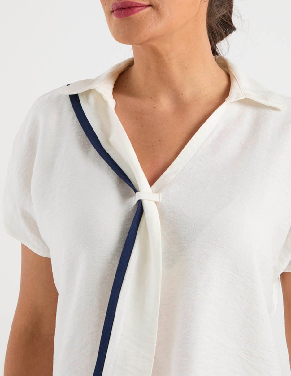 Blusa manga corta para mujer 9