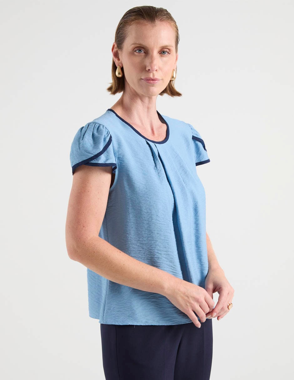 Blusa manga corta para mujer 1