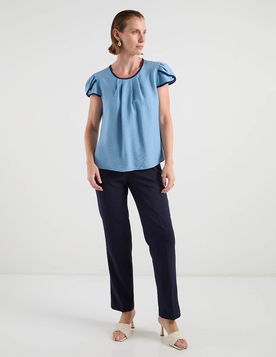 Blusa manga corta para mujer 8