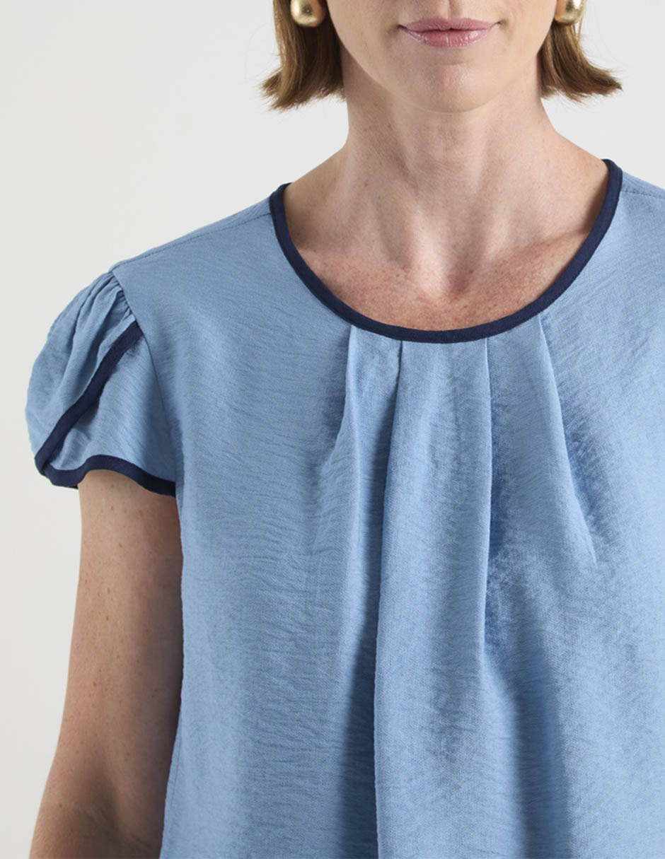 Blusa manga corta para mujer 9