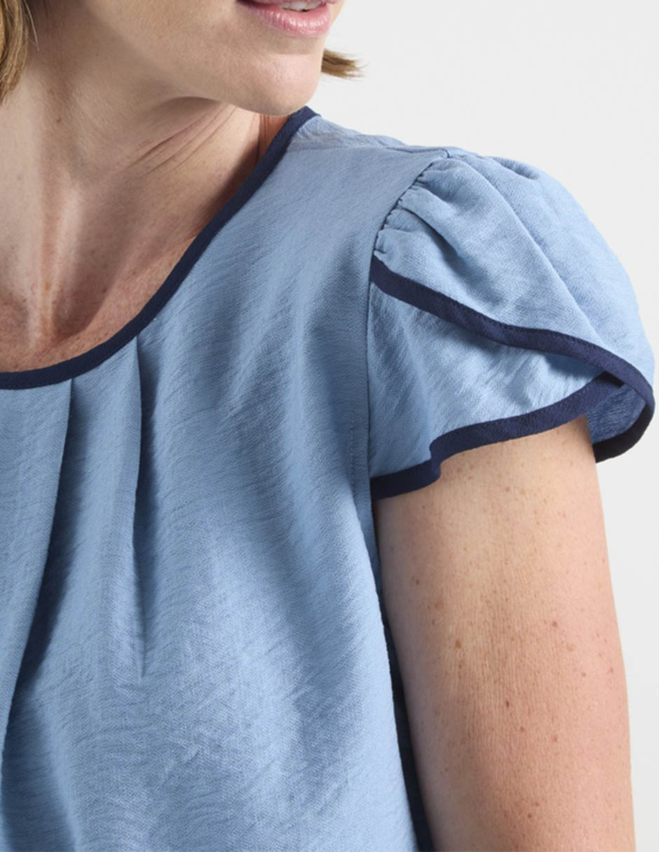 Blusa manga corta para mujer 10