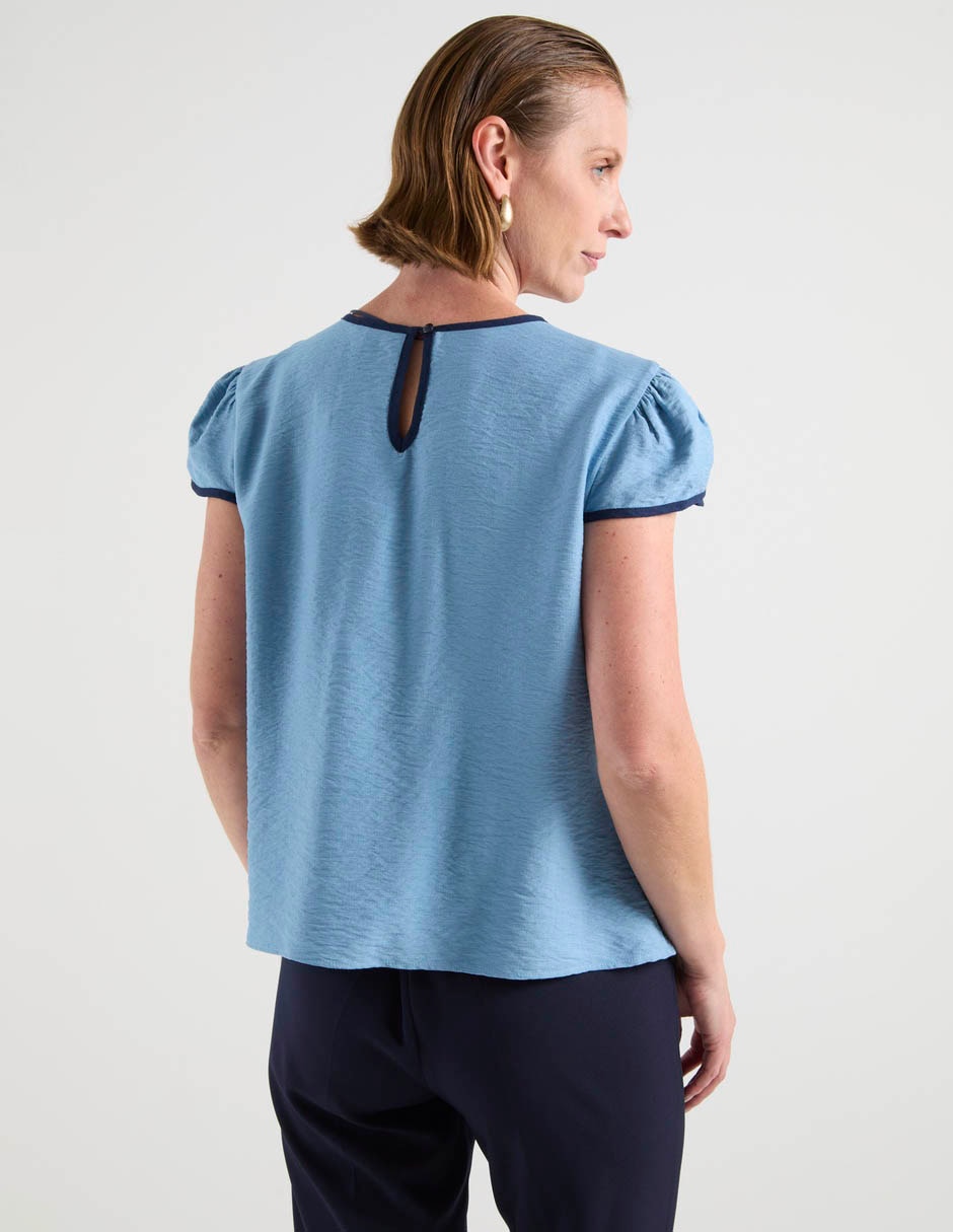 Blusa manga corta para mujer 11