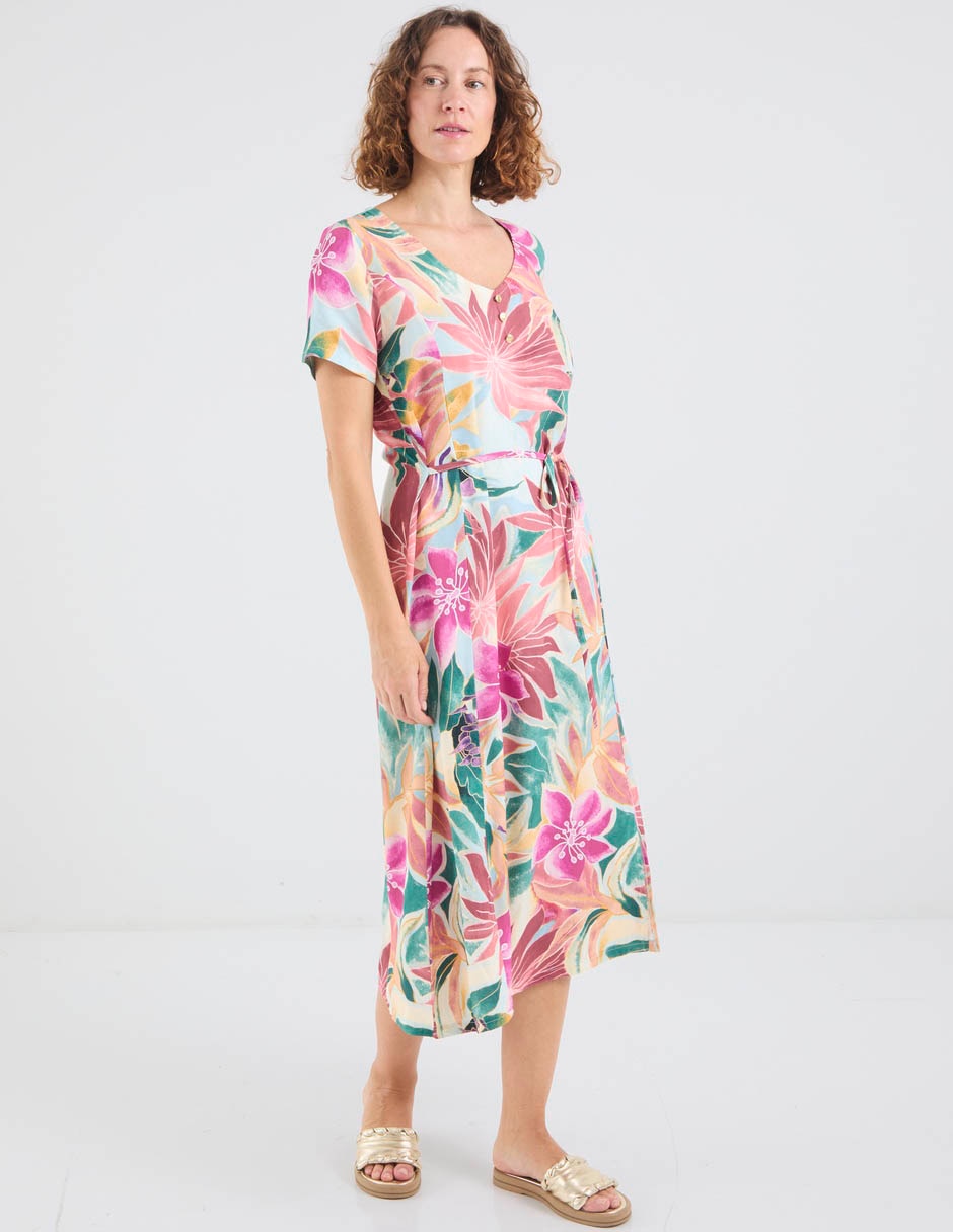 Vestido midi casual para mujer 5