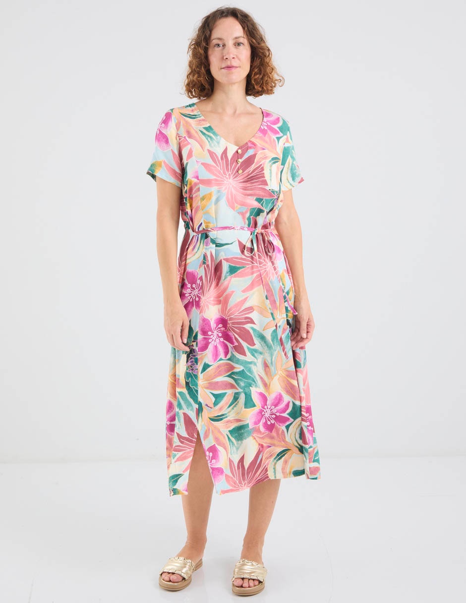 Vestido midi casual para mujer 4