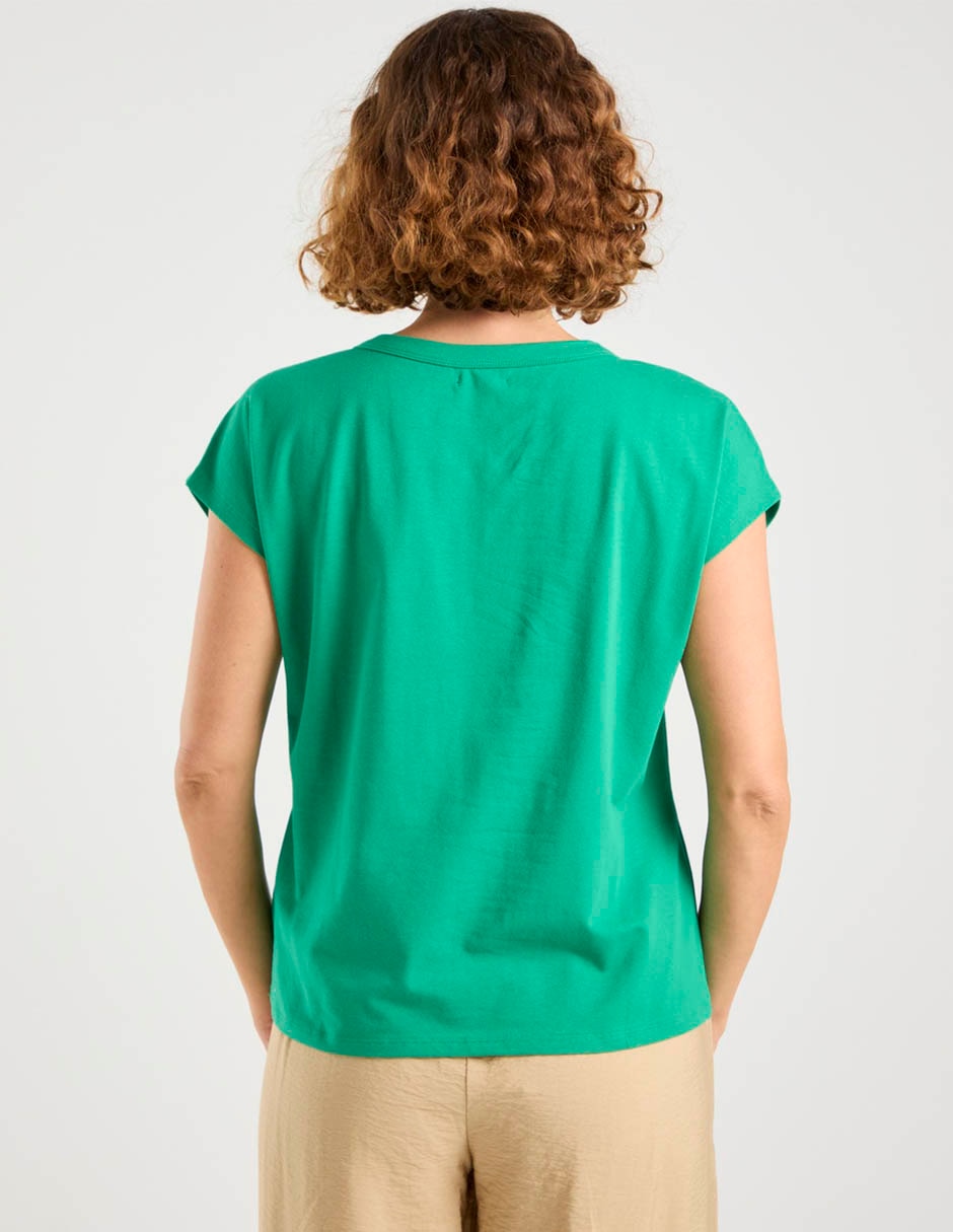 Blusa manga corta para mujer 6