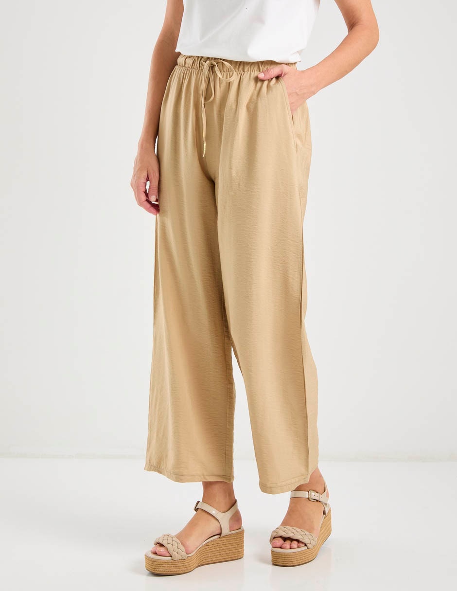 Pantalón easy pant wide leg para mujer