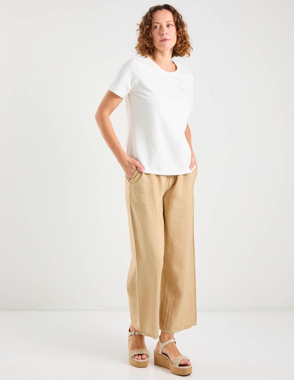 Pantalón easy pant wide leg para mujer 5