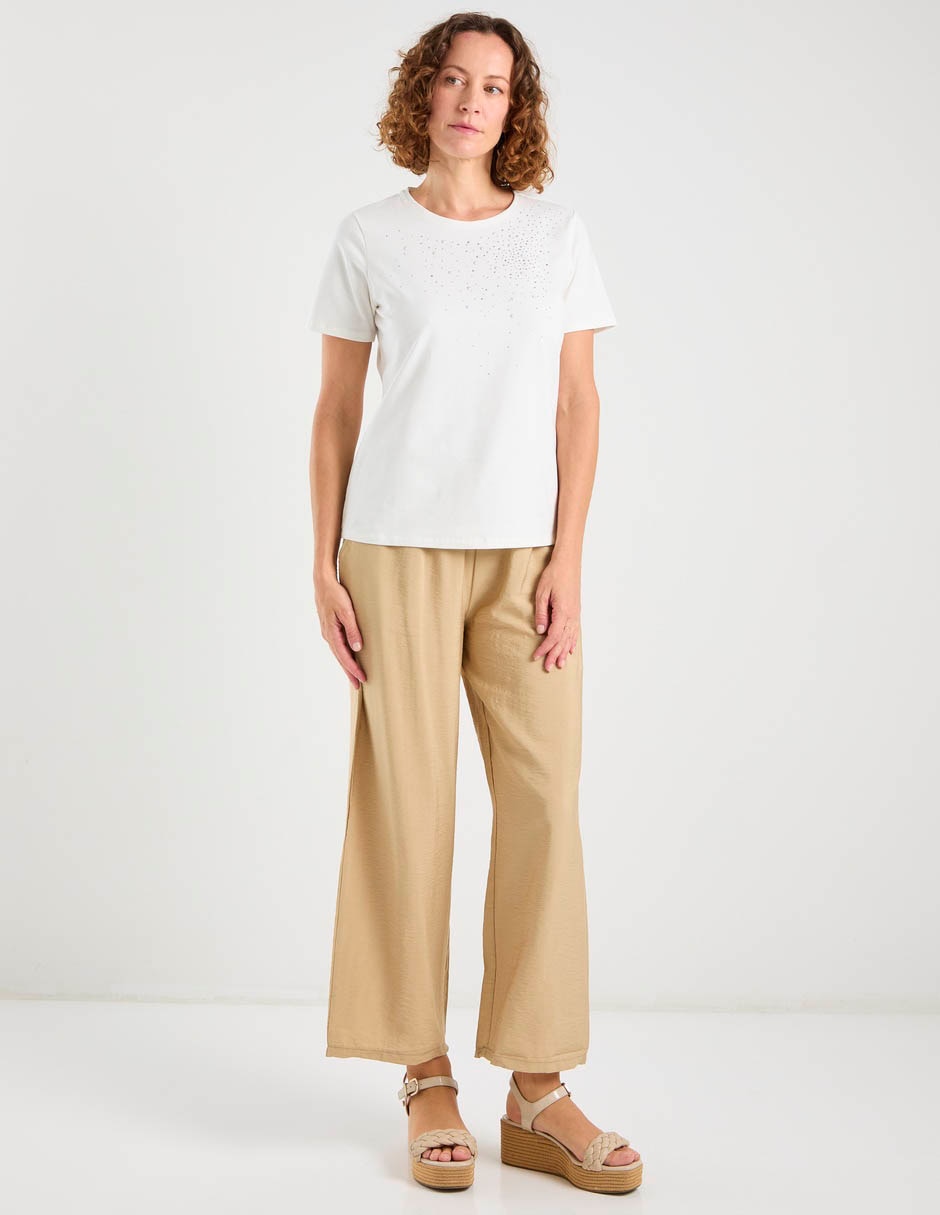 Pantalón easy pant wide leg para mujer 4