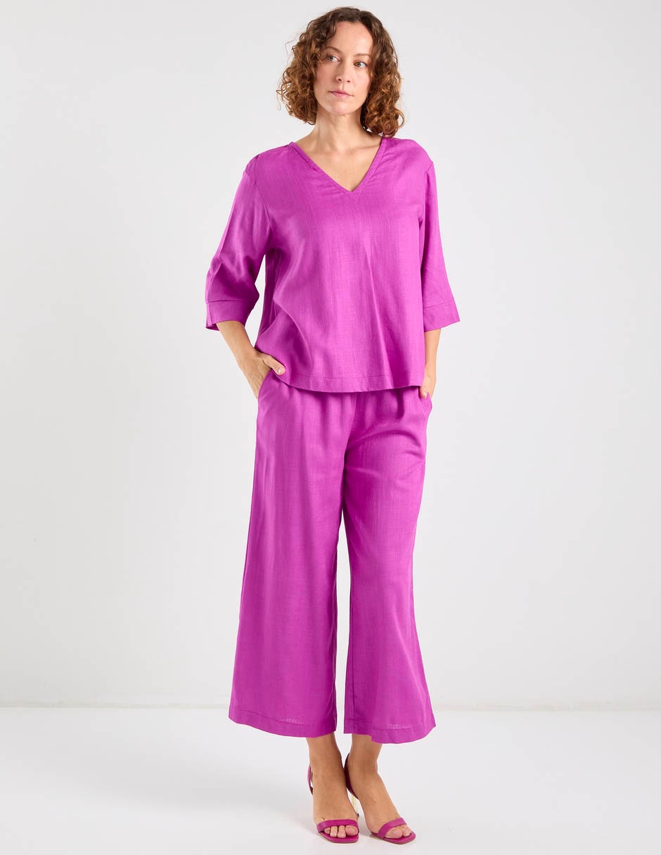 Pantalón easy pant amplio para mujer 4