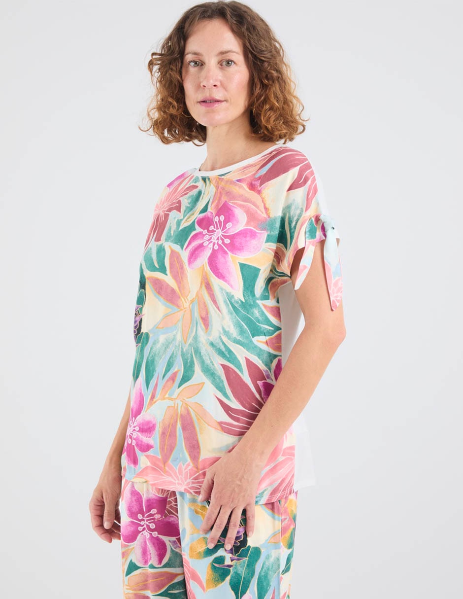 Blusa manga corta para mujer 7