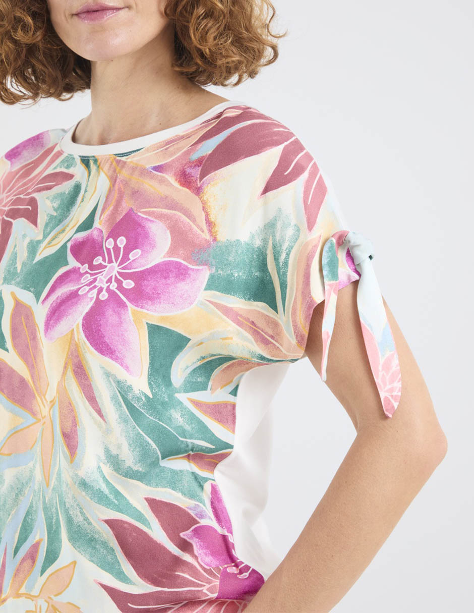 Blusa manga corta para mujer 4