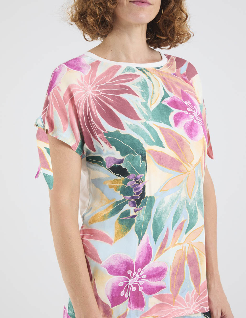 Blusa manga corta para mujer 5
